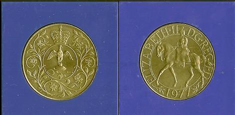 UK 1977 Coin QUEEN ELIZABETH II Nicely Used - Otros & Sin Clasificación