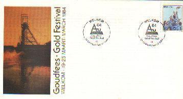 RSA 1984 Cover Gold Festival Mint #1478 - Minerals