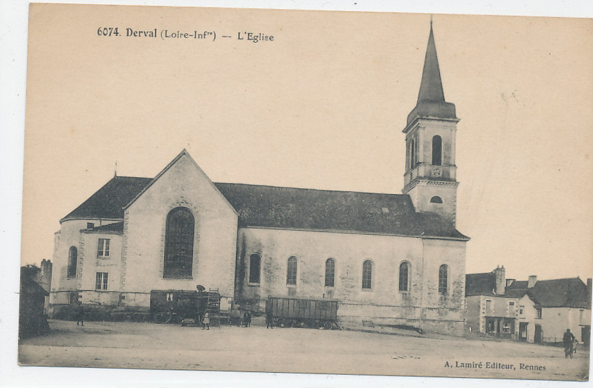 T 773 / CPA   DERVAL  (44)  L' EGLISE - Derval