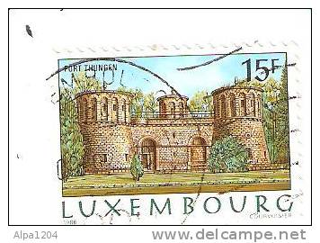 LUXEMBOURG FORT THUNGEN ANNEE  1986   OBLITERE - Used Stamps