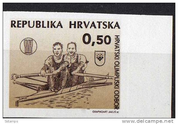 U  CROAZIA KROATIEN Sports, Rowing  - Olympic Games IMPERFORATE NEVER HINGED - Kanu