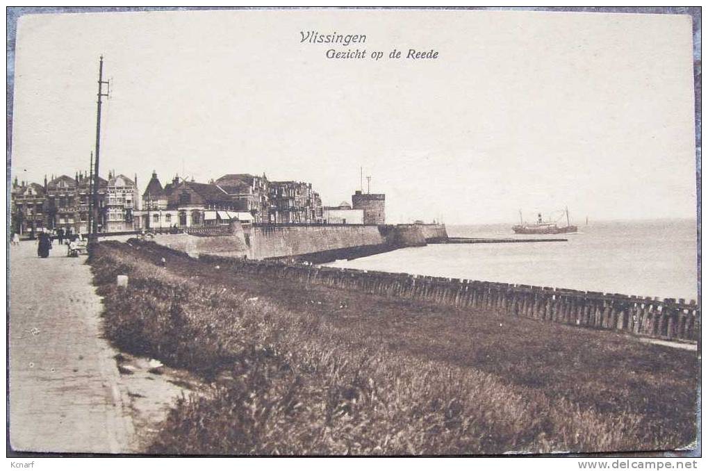 CP De VLISSINGEN " Gezicht Op De Reede ". - Vlissingen