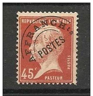 Préoblitéré N°67 Type Pasteur - Sans Gomme - 1893-1947