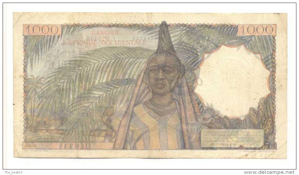 Afrique Occidentale  -  1000 Francs - - Sonstige – Afrika