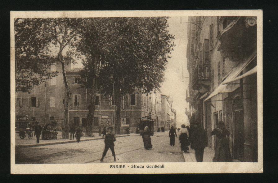 3471-PARMA-STRADA GARIBALDI-ANIMATA-1917-FP - Parma