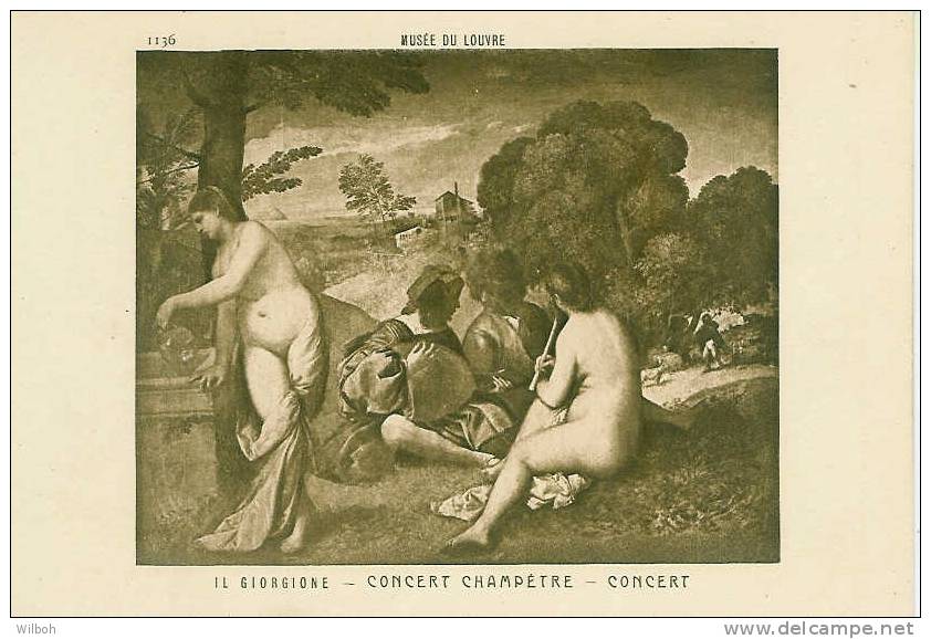 Musée Du Louvre 1136 - IL GORGIONE - Concert Champetre - Concert - Missions