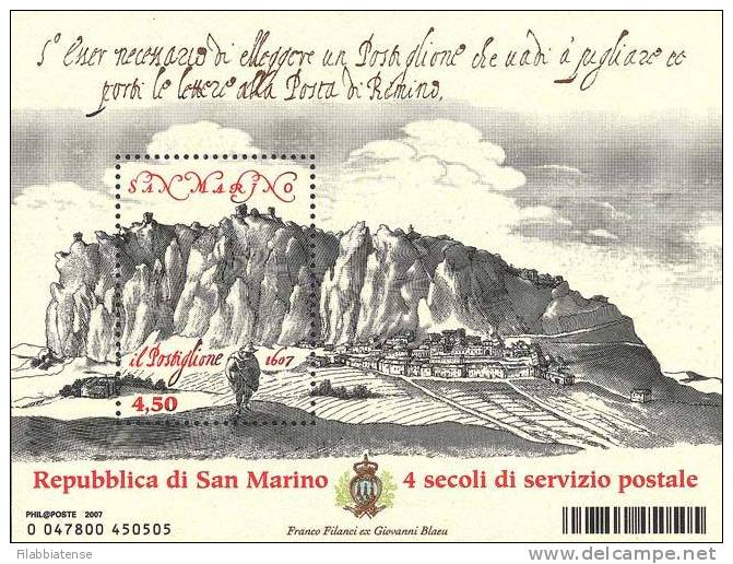 2007 - BF 91 Postiglione   ++++++++ - Unused Stamps