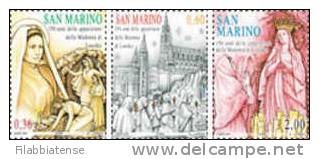 2008 - 2180/82 Madonna Di Lourdes   ++++++++ - Unused Stamps