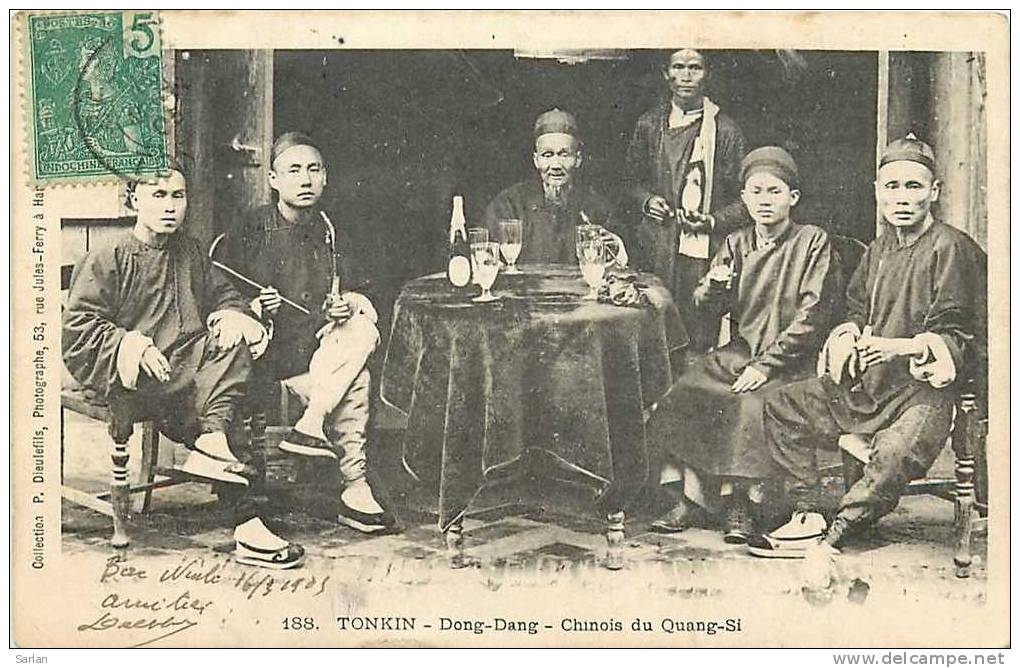 INDOCHINE , TONKIN , édit. DIEULEFILS N° 188 , Dong Dang , Chinois Du Quang Si , *1660 - Vietnam