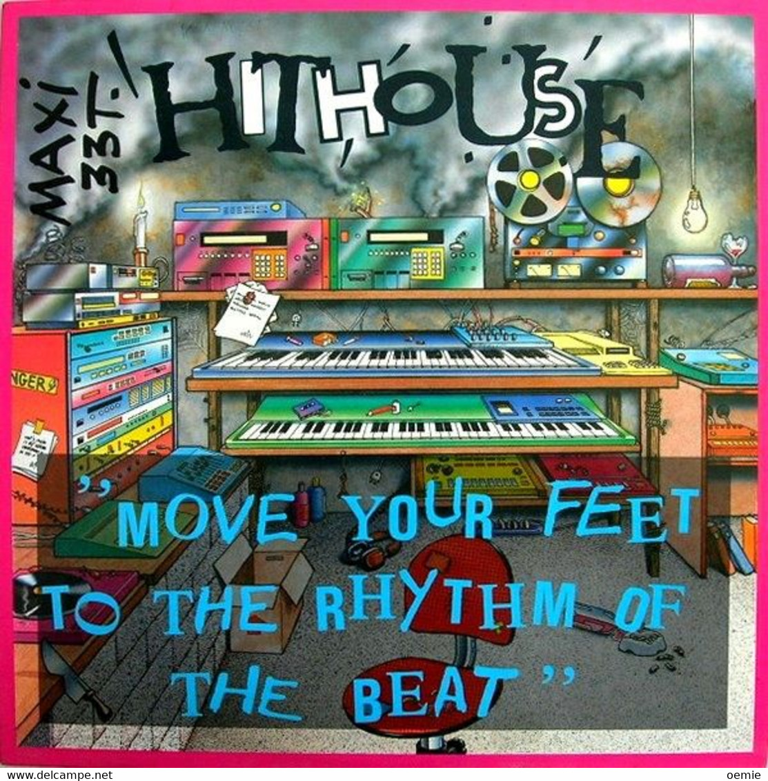 HITHOUSE °°  MOVE YOUR FEET TO THE RHYTHM OF THE BEAT  °  MAXIS 33 TOURS - 45 Rpm - Maxi-Singles