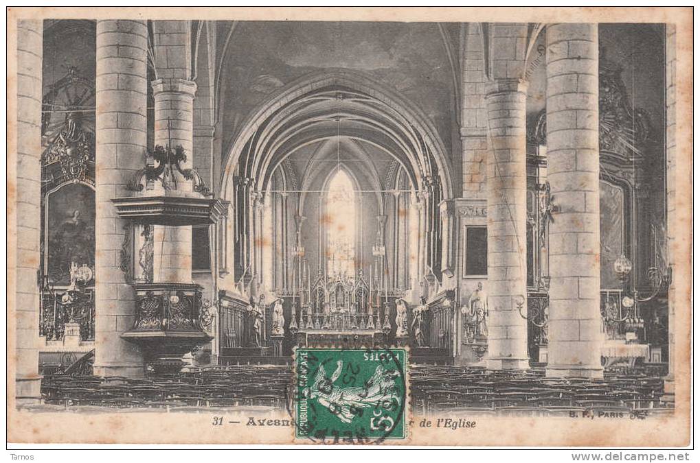 AVESNES - INTERIEUR DE L EGLISE - Avesnes Sur Helpe