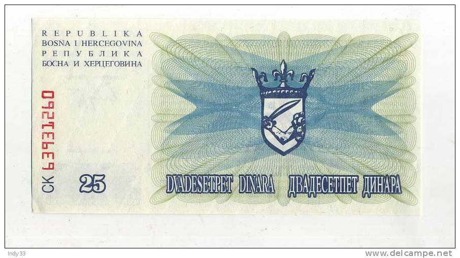 - BOSNIE-HERZEGOVINE . 25 D. 1992 - Bosnien-Herzegowina