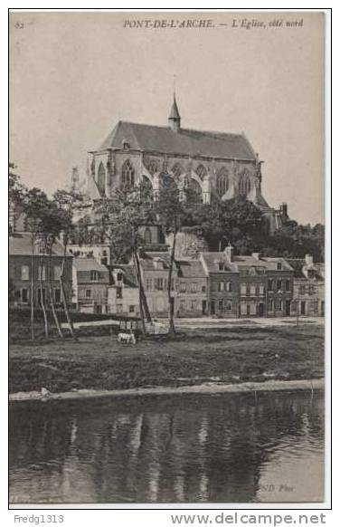 Pont De L'Arche - Eglise Cote Nord - Pont-de-l'Arche