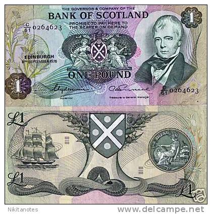 BANK OF SCOTLAND - 1 POUND - 1976 - P111 - 1 Pound