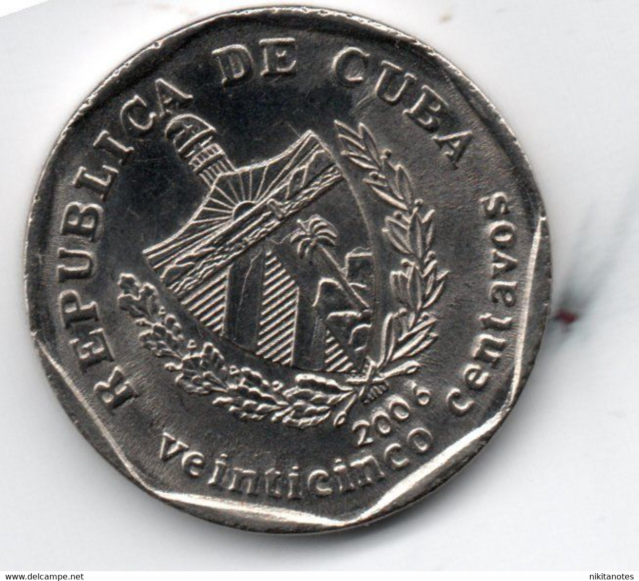 CUBA 25 Centavos 2006 Coin See Scan - Cuba