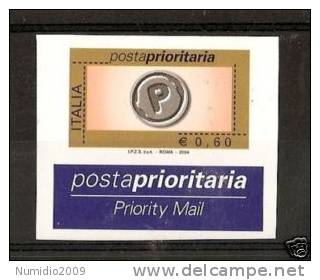 2004 ITALIA Varietà PRIORITARIO 0,60 MNH ** - RR3394 - Varietà E Curiosità