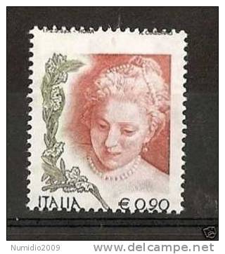 ITALIA Varietà DONNA DELL'ARTE 0,90 MNH ** - RR3389 - Variétés Et Curiosités