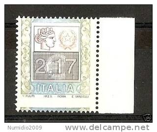 2002 ITALIA Varietà ALTI VALORI 2,17 MNH ** - RR3389 - Variedades Y Curiosidades