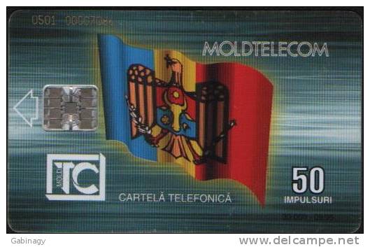 MOLDOVA - FLAG - 09/95 - 30.000EX. - 50 UNITS - Moldavie