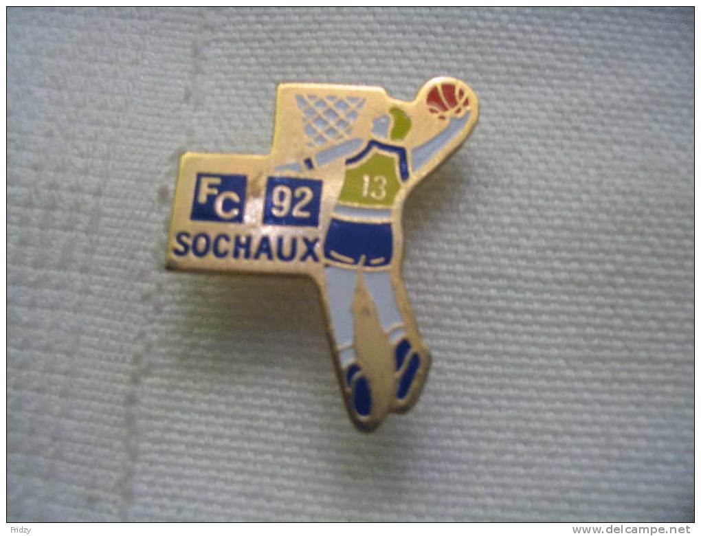 Pin´s Basket Du FC SOCHAUX 92 - Basketball