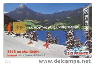 # France 713II F731B SKI FRANCE 50u So3 T2G 09.97 Tres Bon Etat - 1997