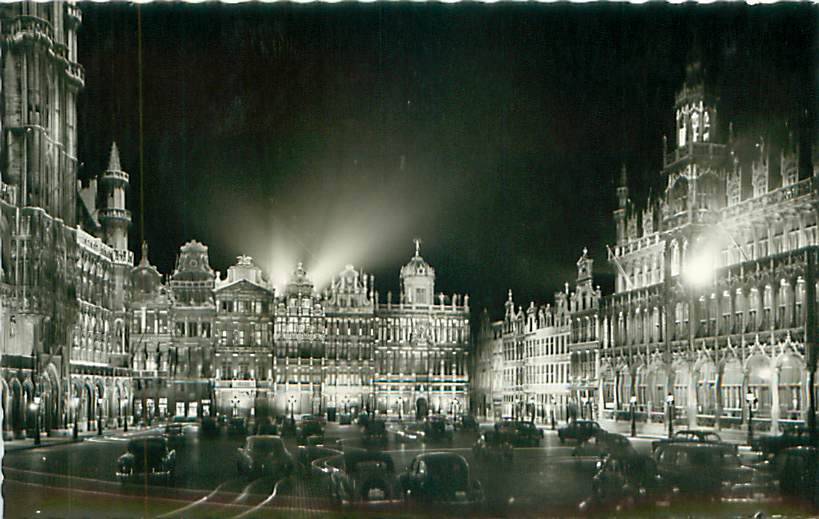 BRUXELLES - Grand'Place, La Nuit (N. 41) - Brussel Bij Nacht