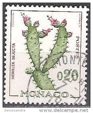 Monaco 1960 Michel 650 O Cote (2008) 0.50 Euro Cactus Cachet Rond - Usati