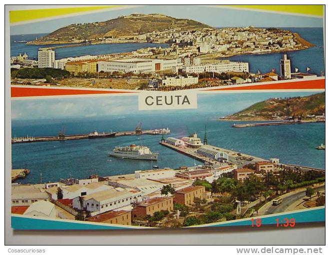 3985  CEUTA POSTAL AÑOS 1960 MAS DE ESTA CIUDAD EN MI TIENDA - Ceuta