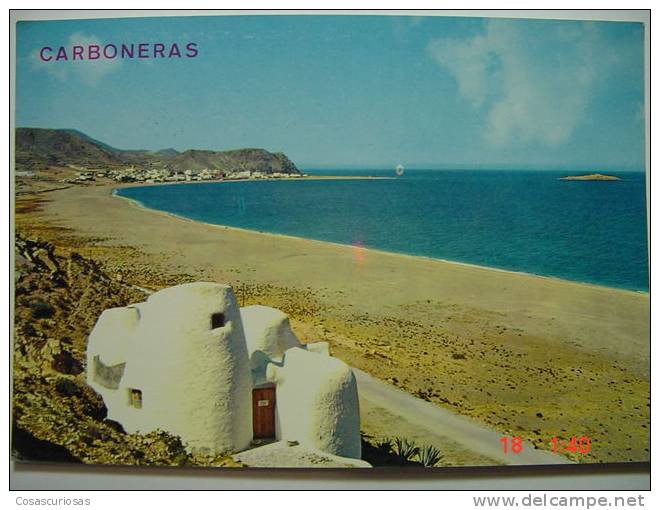 3997  CARBONERAS ALMERIA POSTAL AÑOS 1960 MAS DE ESTA CIUDAD EN MI TIENDA - Almería