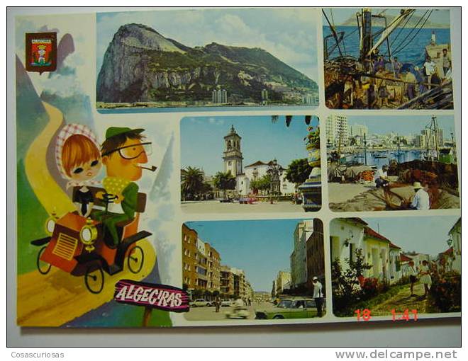 4007 ALGECIRAS   CADIZ POSTAL AÑOS 1970 MAS DE ESTA CIUDAD EN MI TIENDA - Cádiz