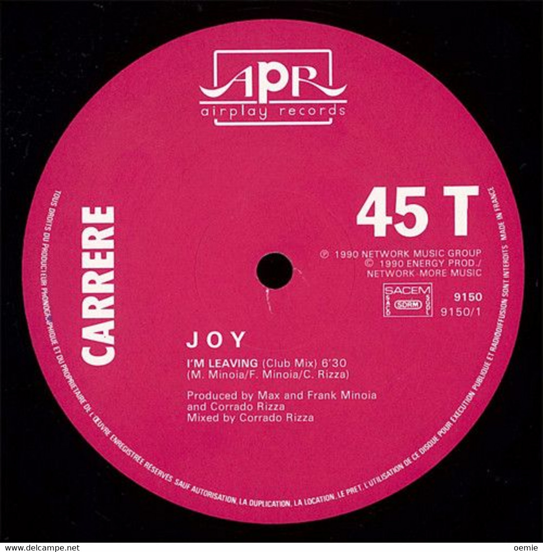 JOY  °°  I' M LEAVING - 45 Rpm - Maxi-Singles