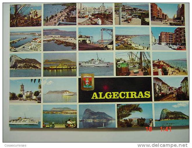 4006 ALGECIRAS   CADIZ POSTAL AÑOS 1960 MAS DE ESTA CIUDAD EN MI TIENDA - Cádiz