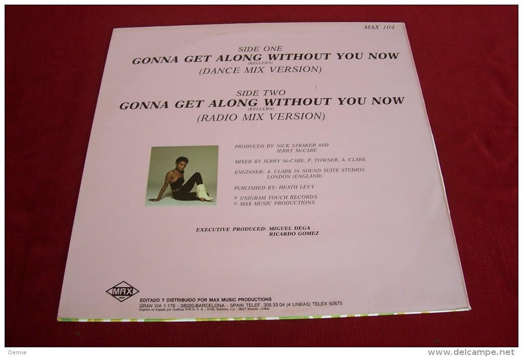 VIOLA  WILLS  °°  GONNAT GET ALONG WITHOUT YOU NOW - 45 Rpm - Maxi-Singles