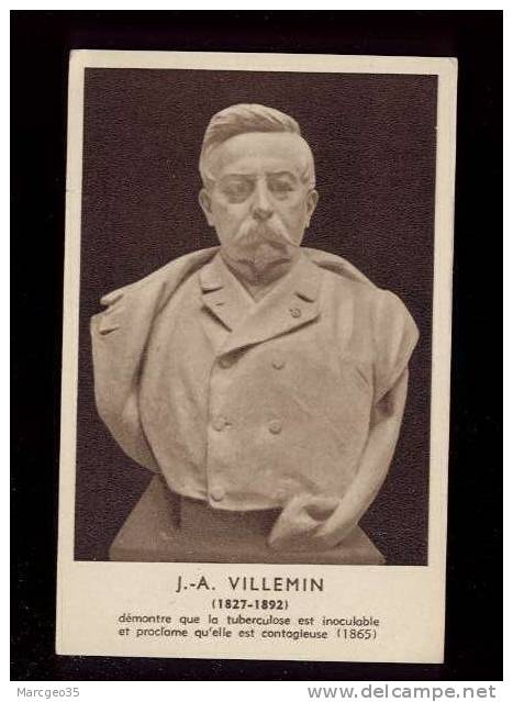 J-A VILLEMIN 1827-1892 Démontre Que La Tuberculose Est Inoculable & Contagieuse édit.hélio Cachan - Santé