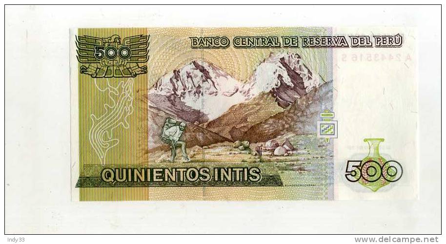 - PEROU . 500 I. 1987 - Perù