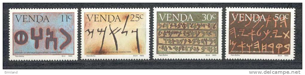 Venda 1985 - Michel Nr. 107 - 110 ** - Venda