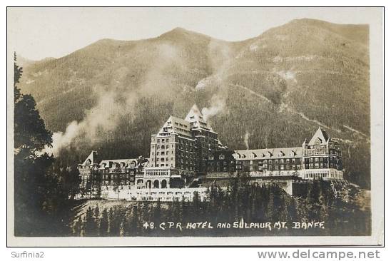 BANFF - CPR HOTEL AND SULPHUR MT RP - Banff