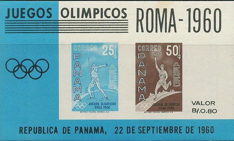 AT0648 Panama 1960 Olympic Games MH - Estate 1960: Roma