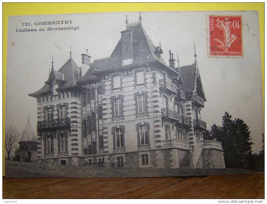 COMMENTRY (ALLIER) LES CHATEAUX.  CHATEAU DE MONTASSIEGE - Commentry