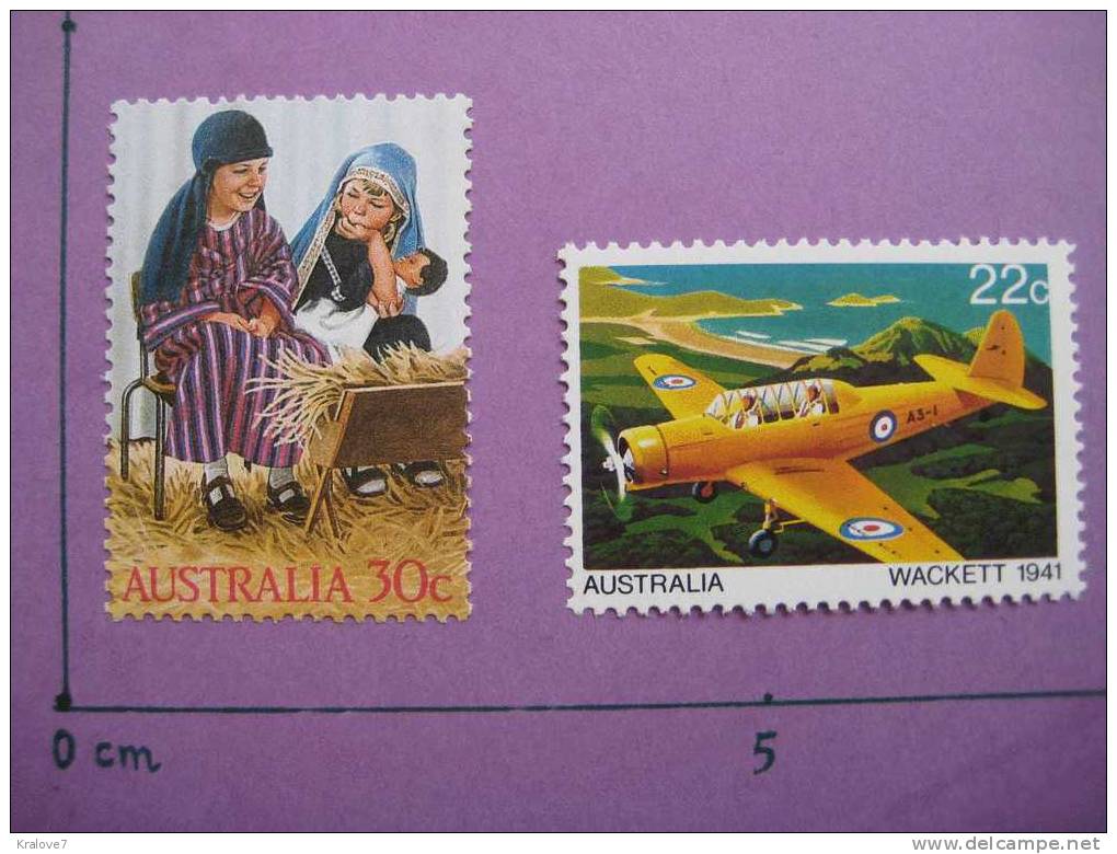 AUSTRALIE MNH NEW ART CHRISTMAS NOEL RELIGION PLANE AVION - Ungebraucht