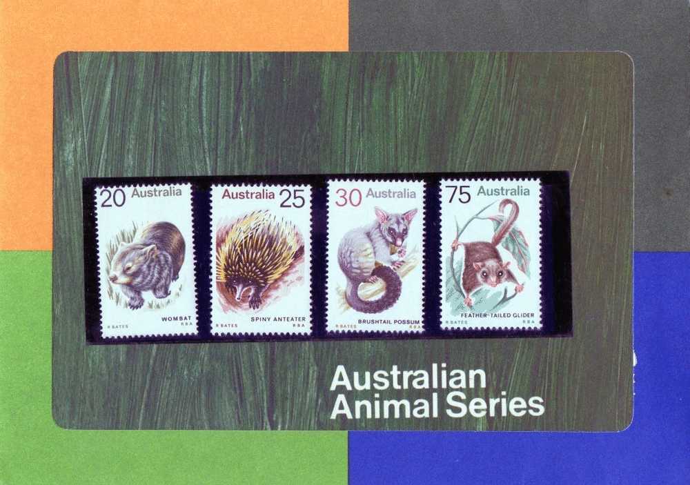 Australia 1974 Animals Presentation Pack - Brieven En Documenten