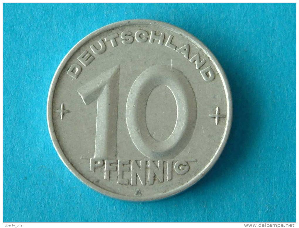 1952 A - 10 PFENNIG / KM 7 ( For Grade , Please See Photo ) ! - 10 Pfennig