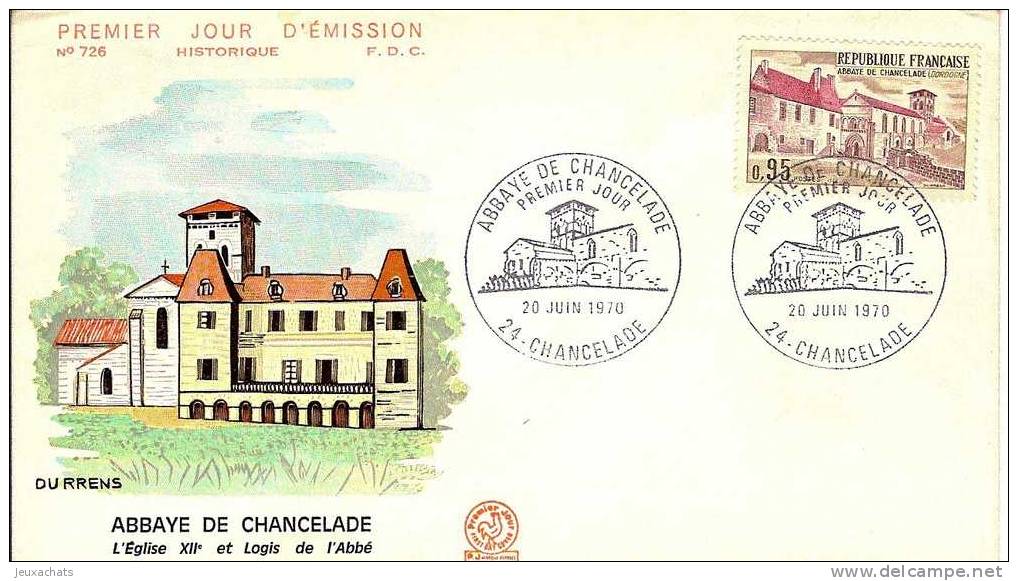 1er JOUR FDC - ABBAYE DE CHANCELADE - Non Classés