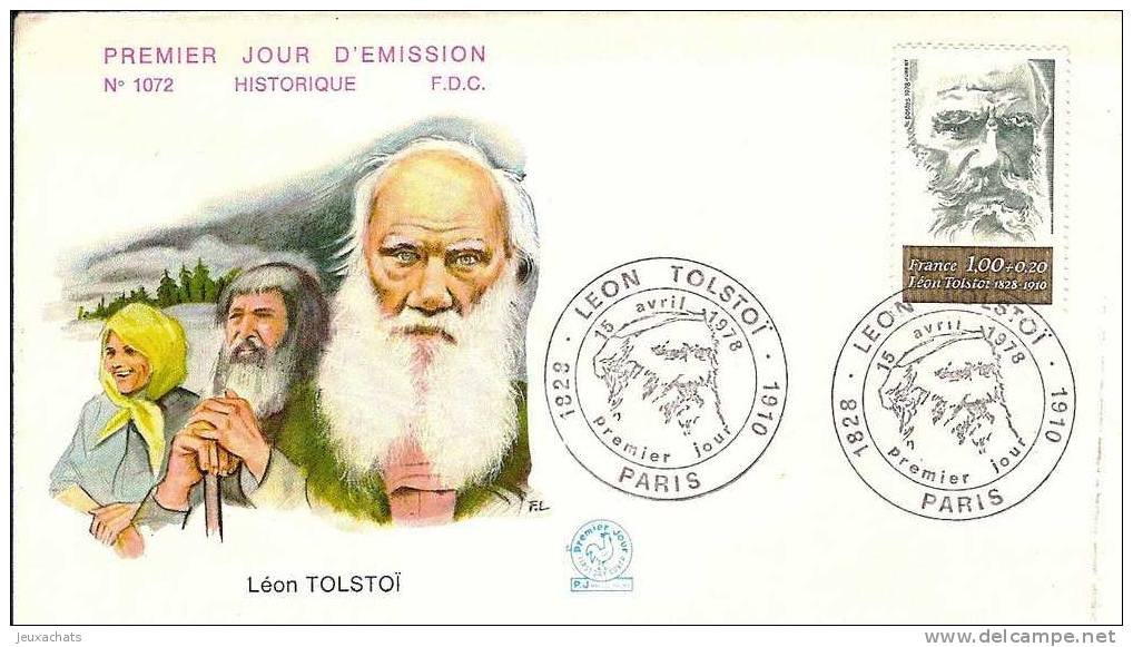 1er JOUR FDC - LEON TOLSTOI - Unclassified