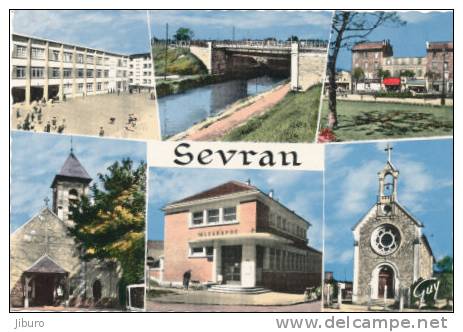 93 - SEVRAN 6 Vues /  CPSM Grand Format // 1/288 - Sevran