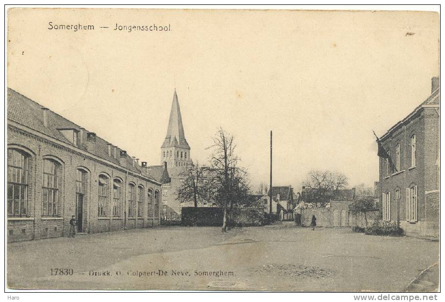 ZOMERGEM - JONGSSCHOOL (1701) Hou - Zomergem