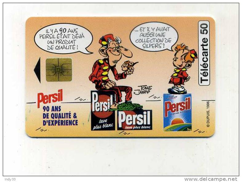 - TELECARTE PERSIL . PETIT SPIROU 1996 - Advertising