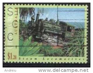 1998 Christmas Island, Steam Locomotive,railways, Engine, Used - Christmas Island