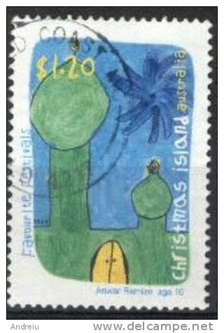 1996 Christmas Island, Child Drawing, Used - Christmas Island