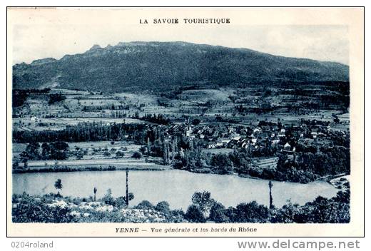 Yenne - Vue Générale Et Bords Du Rhône  : Achat Immédiat - Yenne